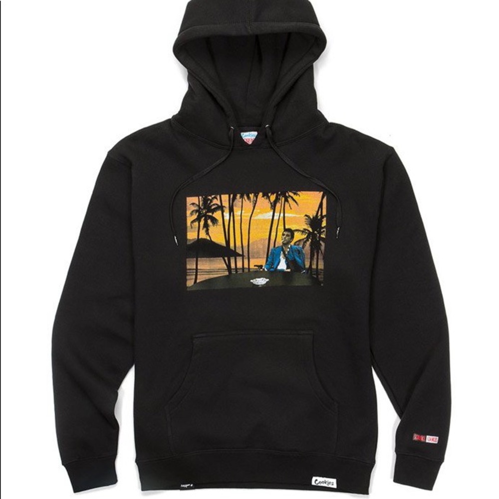 SOLD OUT COOKIES x SCARFACE tropical tony hoodie